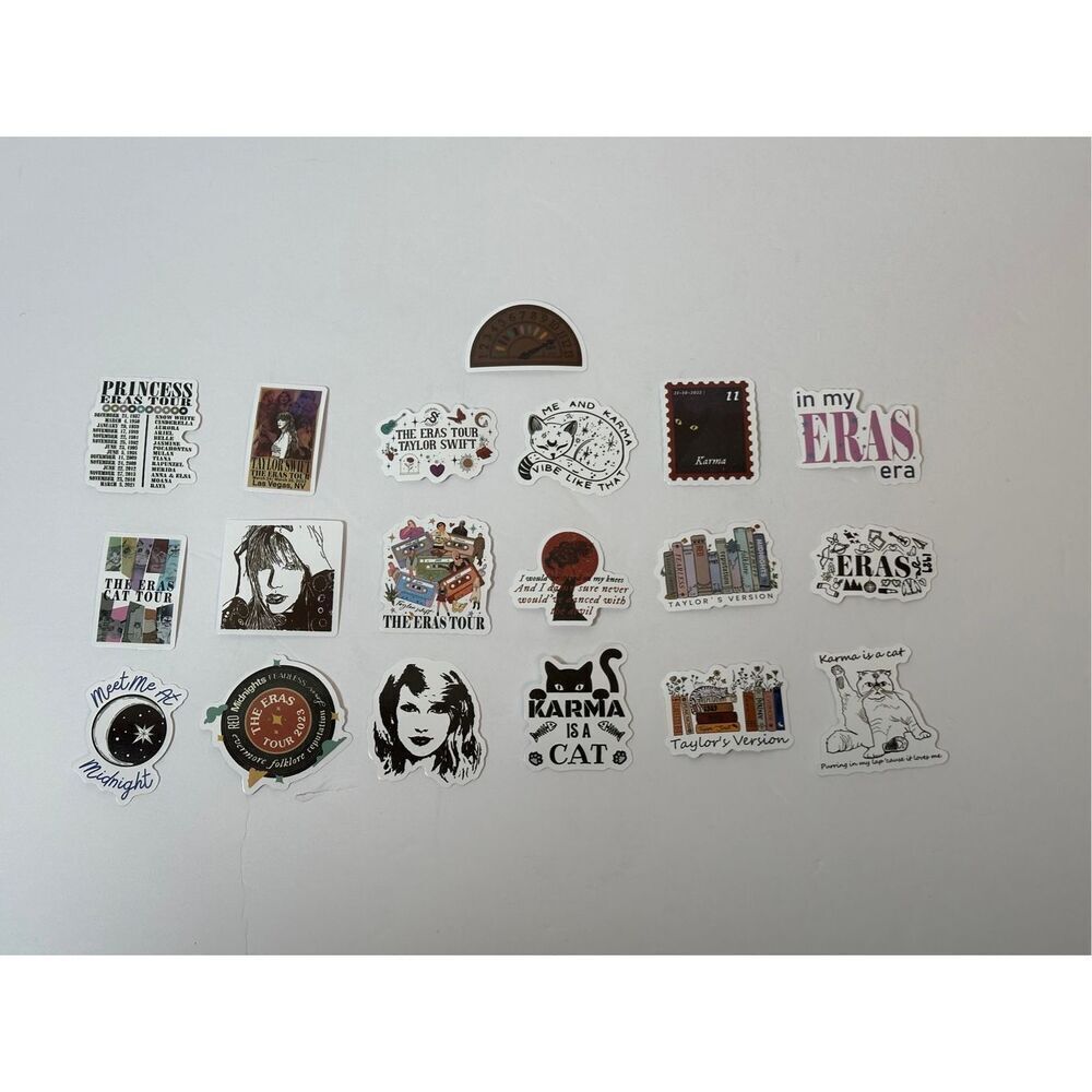 Taylor Swift Eras Tour Sticker Lot